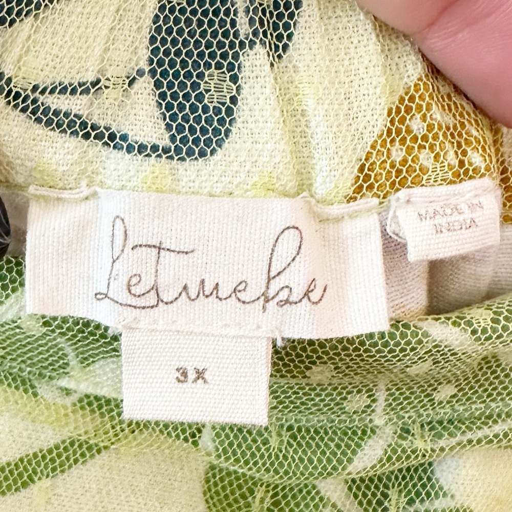Anthropologie Yellow Floral Tiered Maxi Skirt - Picture 5 of 8